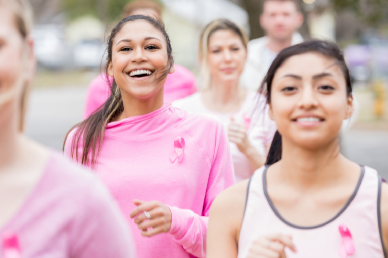 femmes qui courent octobre rose